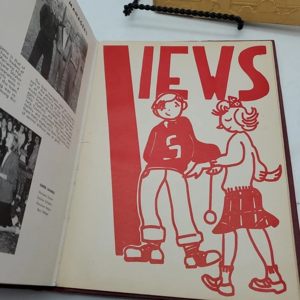Lot Springfield High School Yearbooks Capitoline 1947- 1948 Illinois Vintage 40'